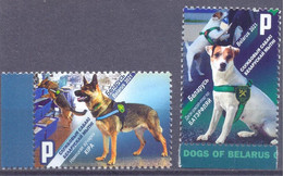 2021. Belarus, Service Dogs Of Belarus Customs,. 2v, Mint/** - Belarus