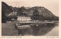 AK - ATTERSEE - Hotel Burgau Nebengebäude Mit Seeterasse 1961 - Attersee-Orte