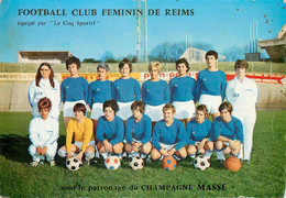 REIMS FOOTBALL CLUB FEMININ EQUIPE PAR LE COQ SPORTIF PATRONAGE DU CHAMPAGNE MASSE - Reims