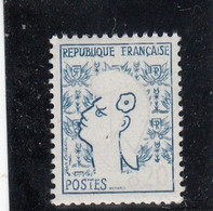 France - Année 1961 - N°YT 1282** - Neuf Sans Charnière, Ni Traces - Type Marianne De Cocteau - Sans La Couleur Rouge - Neufs