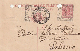 A85. Laurino. 1915. Annullo Tondo Riquadrato LAURINO (SALERNO), Su Cartolina Postale - Marcophilia