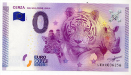 2015-1 BILLET TOURISTIQUE FRANCE 0 EURO SOUVENIR N° 006241 CERZA Tirage 10 000 Ex - Essais Privés / Non-officiels