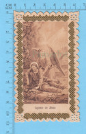 Image Pieuse, Religieuse, Dentelle, Lace, ( Agonie De Jesus ) Holy Card, Santini - Images Religieuses