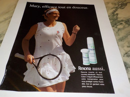 ANCIENNE PUBLICITE MARY EFFICACE AVEC REXONA 1997 - Andere & Zonder Classificatie