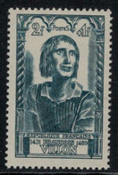 France // 1946 // François Villon, Neuf** MNH N0.765 Y&T (sans Charnière) - Unused Stamps