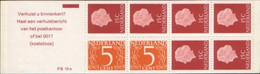 Nederland NVPH PB10aW Postzegelboekje 1971 MNH Postfris - Carnets Et Roulettes