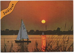 Zuidlaren - Ondergaande Zon, Zeilboot, Meer - (Nederland / Holland) - Nr. L 2947 - Zuidlaren