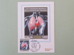 1016- ITALIA, Medicina, Congresso Mondiale Società Trapianti, Ann.spec. 26-8-2000 Roma, Corpo Umano, - Medicine