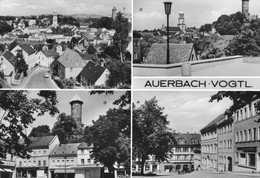 DDR Mehrbild AK Um 1977 Auerbach Im Vogtland, U.a. Mit Altmarkt - Auerbach (Vogtland)