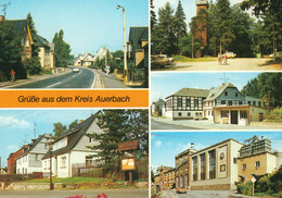 DDR Mehrbild AK Um 1982 Grüße Aus Dem Kreis Auerbach Vogtland Mit Rothenkirchen, Wernesgrün, VEB Exportbierbrauerei - Auerbach (Vogtland)