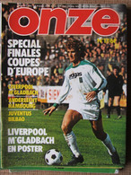 Revue Onze N°17 (mai 1977) Finales Coupes D'Europe - Janvion - Juventus - Bilbao - Anderlecht - Hambourg - Liverpool - Sport