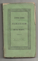 Annuaire Ou Almanach Du Departement De La Marne 1845 Rare Et Unique Sur Delcampe - Champagne - Ardenne