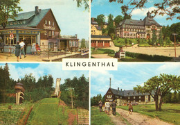 DDR AK Um 1970 Klingenthal Im Vogtland, Hotel Sporthotel, Jugendherberge Klement Gottwald - Klingenthal