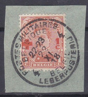 150 Postes Militaires Belgique België Legerposterij - 1918 Croix-Rouge