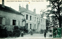 14167  - Hte Marne - PRAUTHOY   :  LE  CHATEAU -  Petite Animation   -- Circulée En . 1910 - Prauthoy