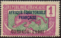 Oubangui N°  43 ** Timbre Du Congo Surchargé - Unused Stamps