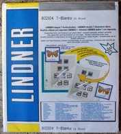 Lindner - Feuilles NEUTRES LINDNER-T REF. 802 104 P (1 Poche) (paquet De 10) - A Bandes
