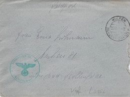 WWII Feldpost Field Post Hervest Dorsten Wulfen POW Camp Germany 23.12.1940 --> Bad Rothenfelde - Brieven En Documenten