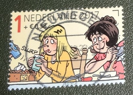 Nederland - NVPH - 3586b - 2017 - Gebruikt - Cancelled - Kinderzegels - Jan Kruis - Jan Jans Kinderen - Vrouw En Kind - Used Stamps