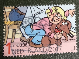 Nederland - NVPH - 3586d - 2017 - Gebruikt - Cancelled - Kinderzegels - Jan Kruis - Jan Jans Kinderen - Meisje En Hond - Gebruikt