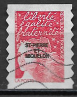 St Pierre Et Miquelon Oblitérés  Autoadhésif  1997/98  N° 791   Marianne De Luquet Ou Du 14 Juillet - Used Stamps