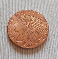 USA - '1929 Liberty/Indian' - 1 Ounce Copper Comm. Coin - UNC - Colecciones