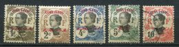 19255 YUNNANFOU N°33/7 (*)/ ° Timbres D'Indochine De 1907 Surchargés   1908   B/TB - Oblitérés