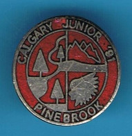 PIN'S //   ** CALGARY JUNIOR '91 / PINE BROOK ** . (B J SalesCalgary) - Golf