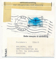 Mi 899 Solo Wrapper Abroad / Roller Cancel, Rowing - 1 February 1988 København PTM - Covers & Documents
