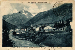 CPA Haute-MAURIENNE - LANSLEBOURG - Vue Générale - La Dent Parrachée (438567) - Val Cenis