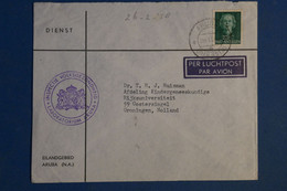 AC5  ANTILLES NEERLANDAISES  BELLE LETTRE  1958  CURACAO ARUBA  POUR   GRONINGEN   + AFFRANCHISSEMENT PLAISANT - Curaçao, Nederlandse Antillen, Aruba