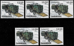 Dänemark 2013,Michel# 1738 O  Europa (C.E.P.T.) - Postfahrzeuge - Oblitérés