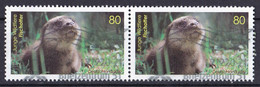 # (3562) BRD 2020 Junge Wildtiere: Fischotter O/used (A1-16) - Usados