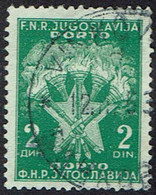 Jugoslawien 1951, Porto, MiNr 101, Gestempelt - Timbres-taxe