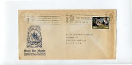 1979 Cover From HOTEL SAN MARTIN Arenys De Munt Barcelona To Belgium - See Picture Of Sint Maarten - 1971-80 Covers
