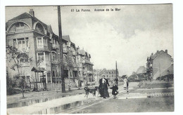 De Panne  61 La Panne    Avenue De La Mer 1909 - De Panne