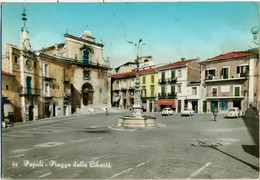 POPOLI  PESCARA  Piazza Della Libertà  Chiesa  Auto  VW Kafer - Pescara