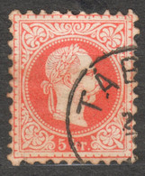 Tábor Tabor - BOHEMIA CZECHIA 1867 KuK K.u.K Austria Hungary - 5  Kr. - Used - ...-1918 Prephilately