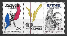 FRANCE    -   1985 .  Y&T N°  T2369A Oblitérés.   40° Anniversaire De La Victoire. - Gebraucht