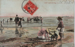 Carte Postale Ancienne /Enfants Jouant Sur La Plage/ FORT MAHON Plage/Somme / 1908         CPDIV272 - Fort Mahon