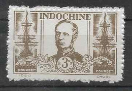 1945 INDOCHINE 263A** Non émis , Courbet, Bateau - Nuovi