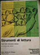 Strumenti Di Lettura - Cordati - Farina - 1974 - G. D’Anna - Lo - Teenagers