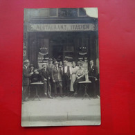 CARTE PHOTO DEVANTURE RESTAURANT ITALIEN - A Identifier