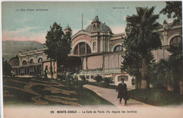 Carte Postale Ancienne /Le Café De Paris ( Vu Depuis Les Jardins) / MONTE-CARLO/ Monaco/ Vers1900-1930  CPDIV279 - Monte-Carlo