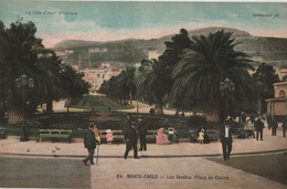 Carte Postale Ancienne /Les Jardins , Place Du Casino / MONTE-CARLO/ Monaco/ Vers1900-1930  CPDIV280 - Monte-Carlo