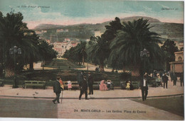 Carte Postale Ancienne /Les Jardins , Place Du Casino / MONTE-CARLO/ Monaco/ Vers1900-1930  CPDIV281 - Monte-Carlo