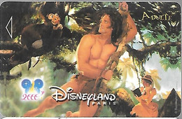 PASS--DISNEYLAND-2000-TAR ZAN-NARBONI-00/12/TAR-Valide 2 Jours-TBE -RARE - Disney Passports