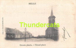 CPA MELLE GROOTE PLAATS GRAND PLACE - Melle