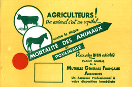 Buvard Agriculteurs ! Un Animal C'est Capital - Landbouw