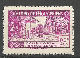 ALGERIE COLIS POSTAUX  N° 158a NEUF** LUXE SANS CHARNIERE / MNH - Paketmarken